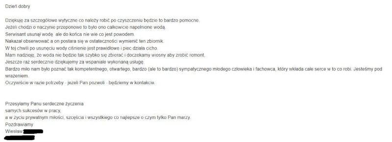 Opinia email